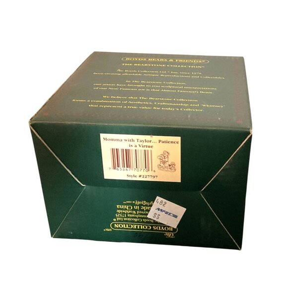 Boyds Bears & Friends Momma With Taylor Resin Figurine In Original Box - Picture 11 of 14